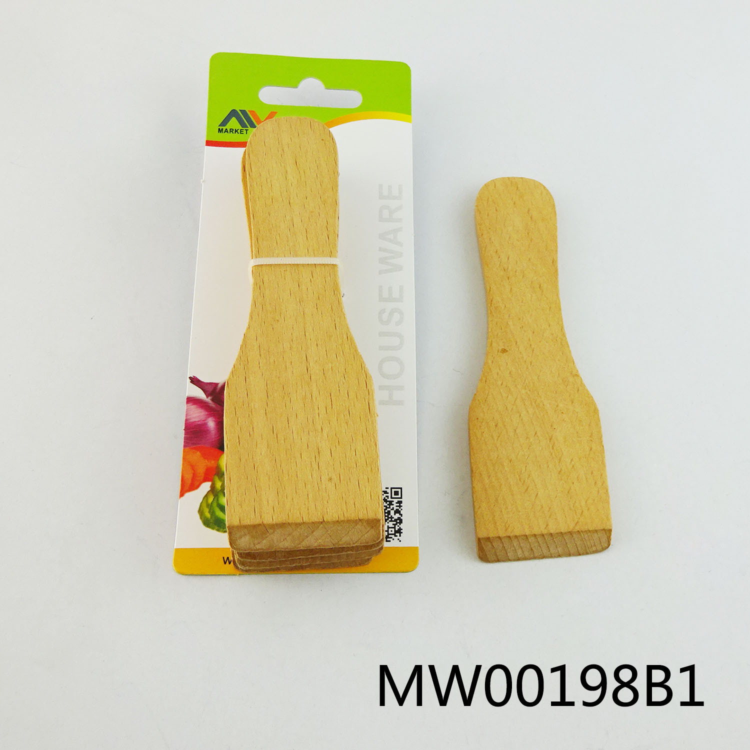 4PCS BEECH WOODEN TURNER TC