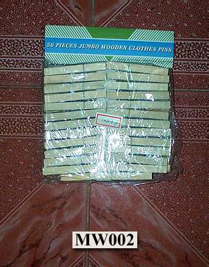 50PCS.WOODCLOTH PEGS WPVS BAG style 2