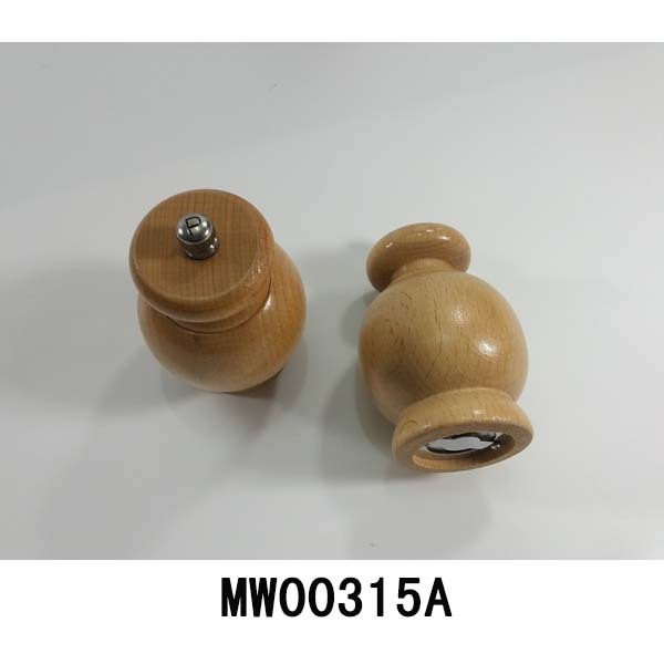 PEPPER MILL PEACH WOODEN style 2