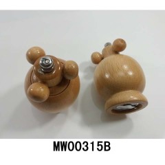 PEPPER MILL PEACH WOODEN style 3