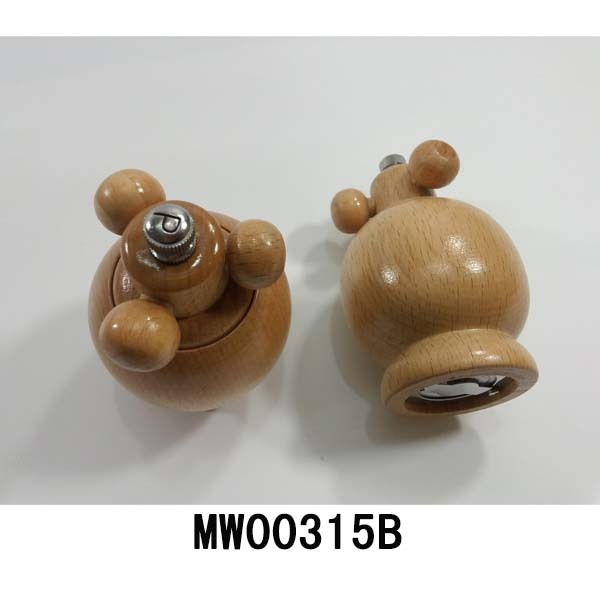 PEPPER MILL PEACH WOODEN style 3