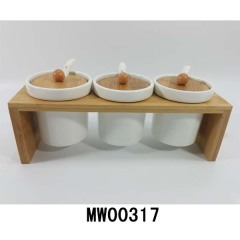 3PCS CRUET with Stand in CB