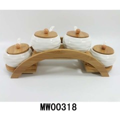 4PCS CRUET with Stand