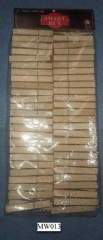 100PCS WOODEN PEGS in PVC BAG