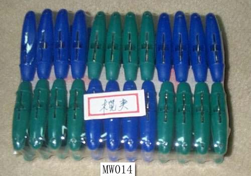 24PCS PLASTIC CLOTHES PEGS SHRINK style 2