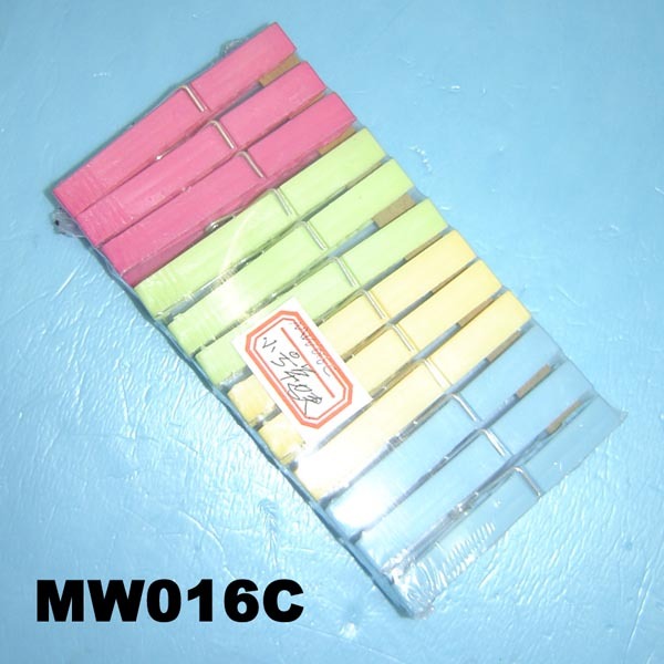 12PCS PLASTIC CLOTHES PEGS SHRINk