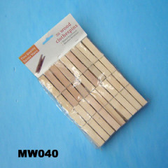 36PCS WOODEN JUMBO CLOTH PEGS style 2