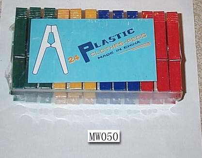 36PCS PLASTIC CLOTHES PEGS SHRINK