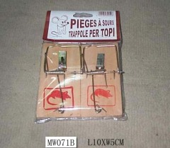 WOODEN 2PCS MEDIUM MOUSE TRAP