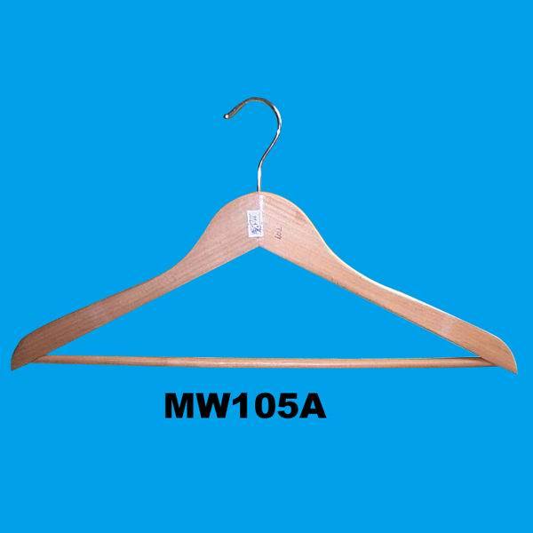 WOODEN CLOTHES HANGER style 8