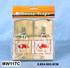 WOODEN 2PCS SMALL MOUSE TRAP