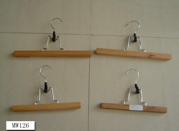 WOODEN SKIRT HANGER style 3
