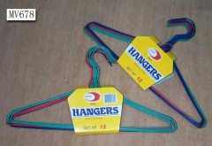12PCS PLASTIC COATED METAL HANGER style 2