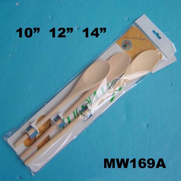 3PCS MIXER WDOODEN SPOON