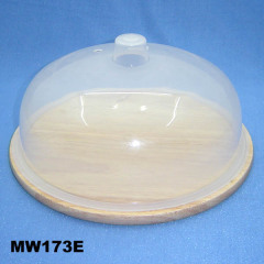 ROUNDCHEESE PLATE with COVER in BOX style 2