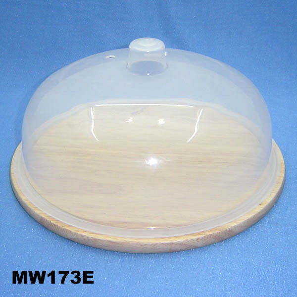 ROUNDCHEESE PLATE with COVER in BOX style 2