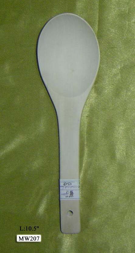 0528 10.5in WOODEN LADLE