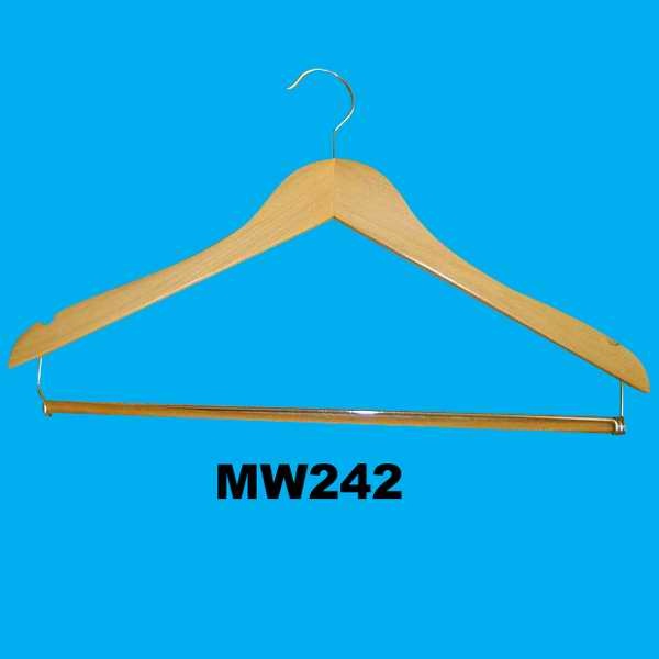 WOODEN CLOTHES HANGER style 4