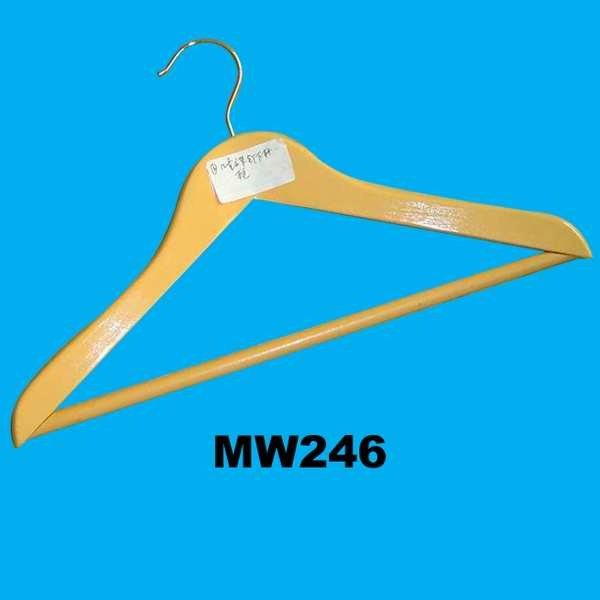 WOODEN CLOTHES HANGER style 5