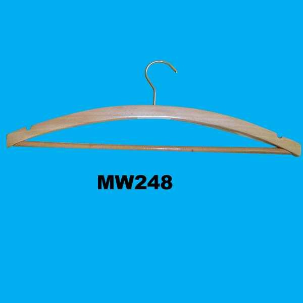 WOODEN CLOTHES HANGER style 6