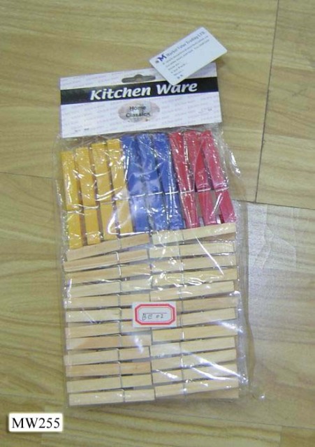 20PCS PLASTIC CLOTHES PEG with 48PCS 7CM CLOTHES PEG