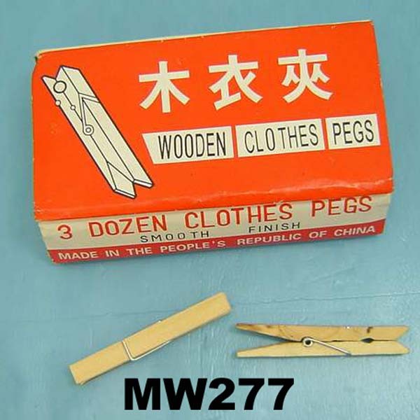 3 DOZEN CLOTHES PEGS