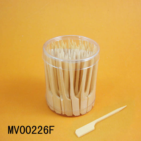 7CM BAMBOO FRUIT SKEWER48pcs IN PVC TUBE
