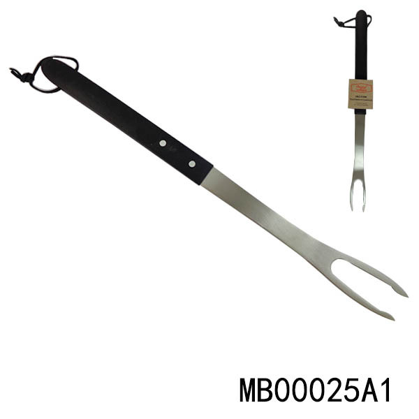 SS BBQ FORK PLASTIC HADNLE TC