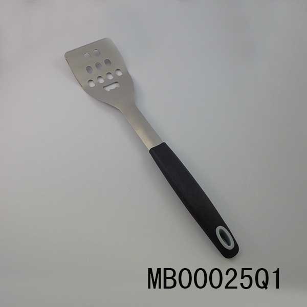 SS BBQ TOOLSS HOVEL with TPR Handle HANG TAG style 2