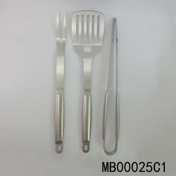 3PCS SS BBQ TOOLS WHEEL CARD