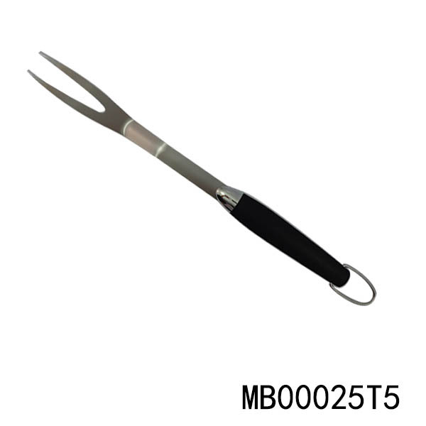 SS BBQ TOOLS PLASTIC Handle FORK style 2