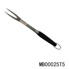 SS BBQ TOOLS PLASTIC Handle FORK style 2