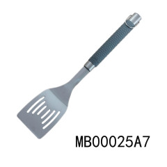 SS BBQ TOOLSS HOVEL with SILICA GEL Handle HANG TAG