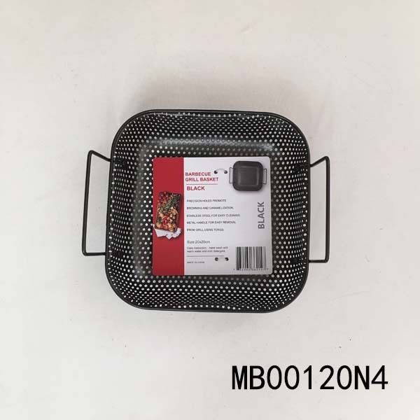20X20CM NON STICK BARBECUE GRILL BASKET