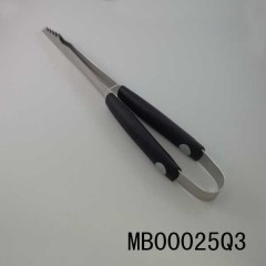 SS BBQ TONG WIHT TPR Handle HANG TAG