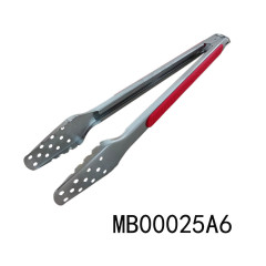 BBQ SS TONG with SILICA GEL Handle Hand TAG