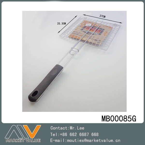 CHROME BBQ NET with TPR Handle SHRINK WRAPPED