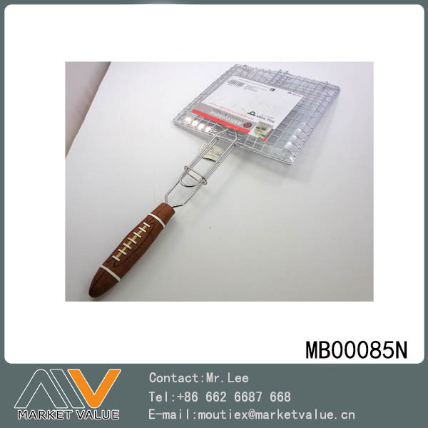 CHROME BBQ NET with RESIN Handle FOOTBALL