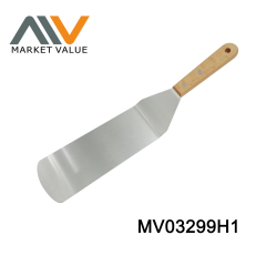 SS Frying Shovel with Oak Handle style 2