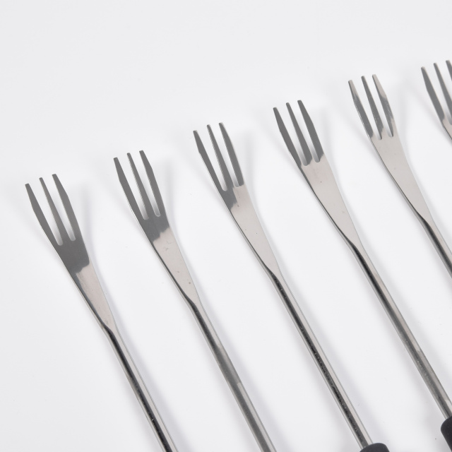 6PCS FONDUE FORKS with PP Hand in Window Box style 2