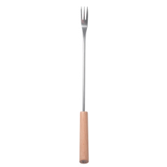 6PCS Fondue Forks with Wooden Handle