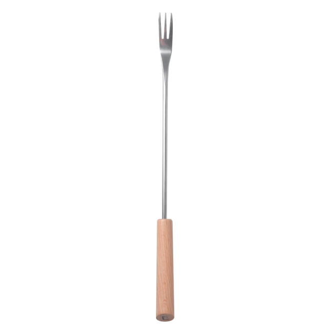 6PCS Fondue Forks with Wooden Handle