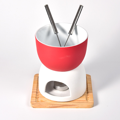 5 PIECES CHOCOLATE FONDUE SET