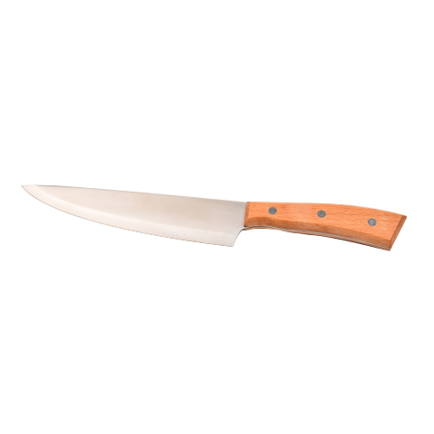 chef knife with wooden Handle
