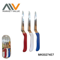 3PCS S.S Steak Knife With PP Handle D/B