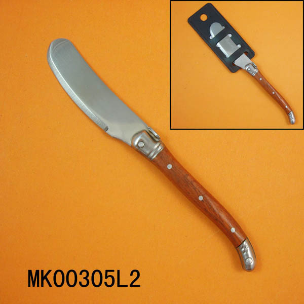 4.5in SS STEAK KNIFE with COLOUR WOODEN Handle