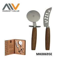 2 Pcs Pizza Cutter IN Book Box