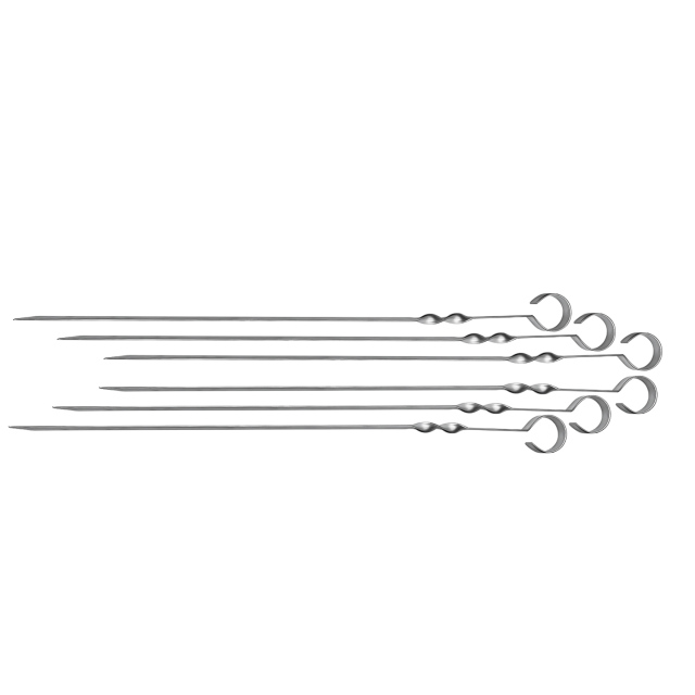 22PC STAINLESS STEEL BBQ TOOLS with WOOD Handle