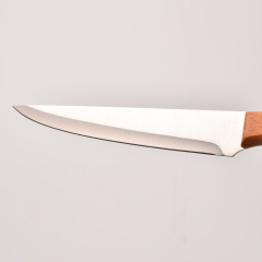 SS 8in carving knife with wooden Handle