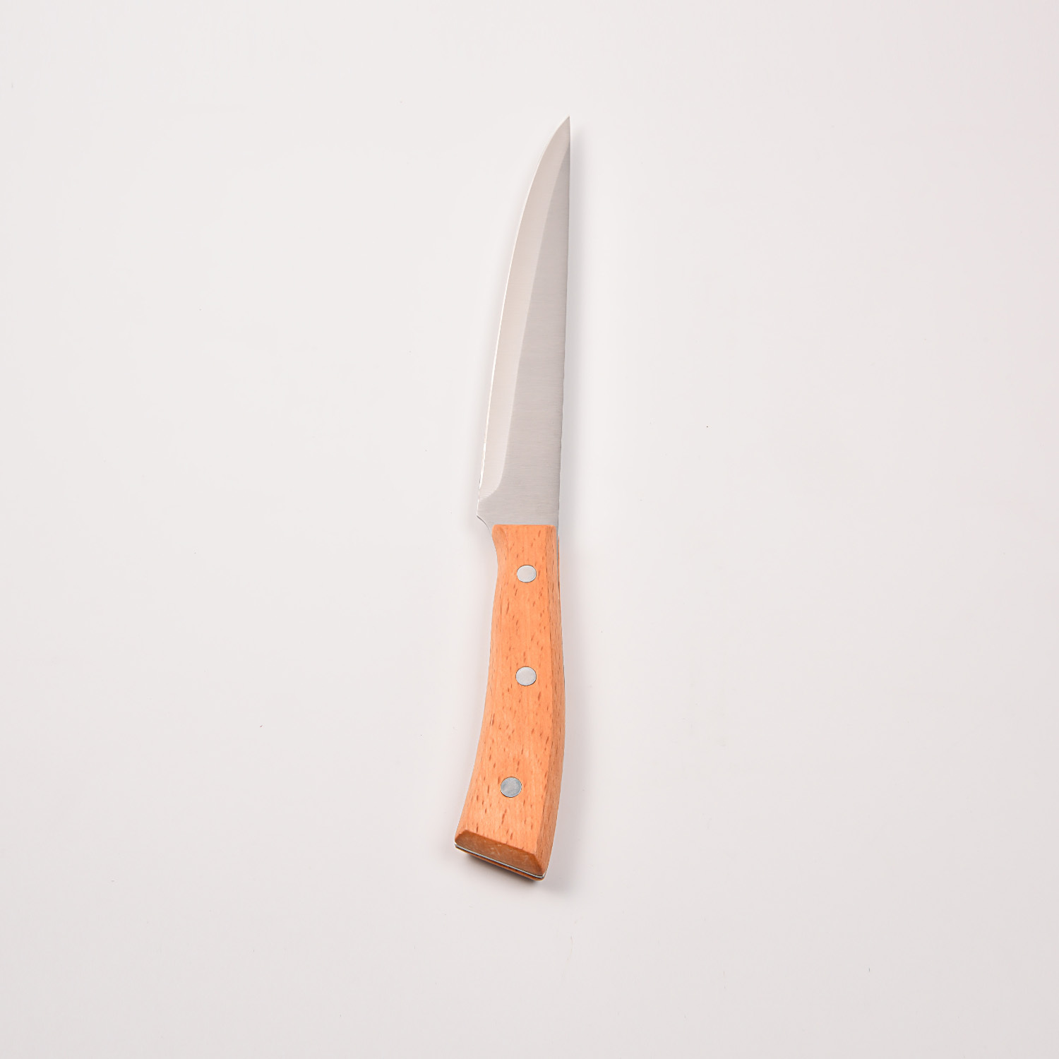 SS 8in carving knife with wooden Handle